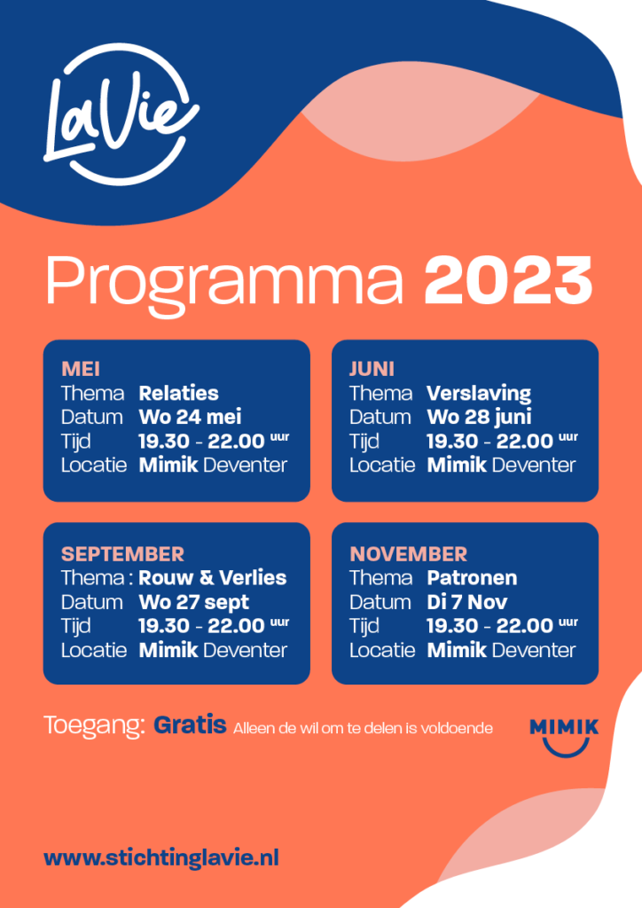 Stichting LaVie Deventer, Agenda 2023